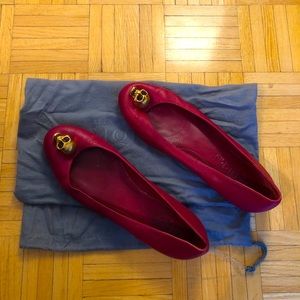 Alexandre McQueen Leather Skull Flats